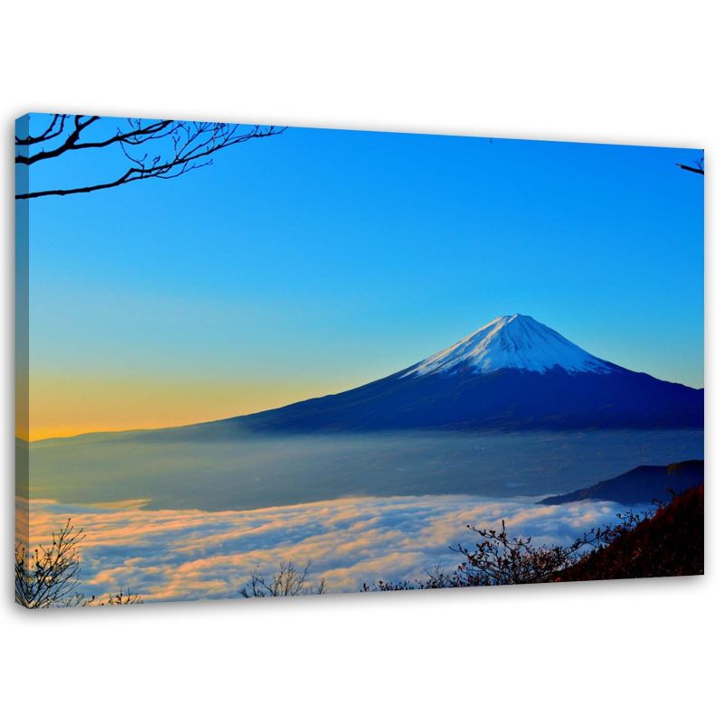 Obraz na płótnie Feeby Góra Fuji w błękicie 120x80cm 1szt