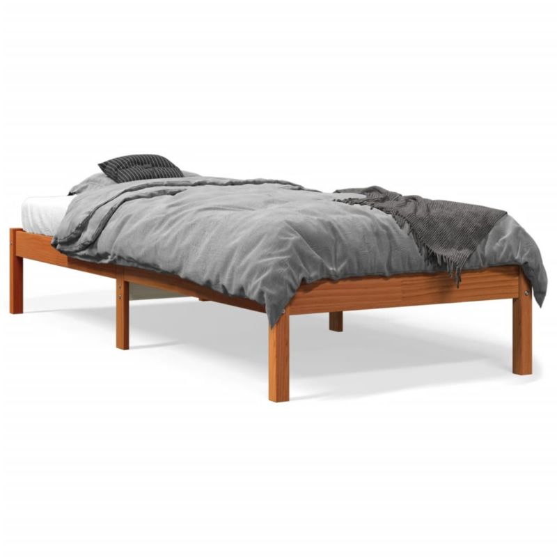 Łóżko drewniane WaszeMeble 90x190 cm brąz WM-844836 1 szt.