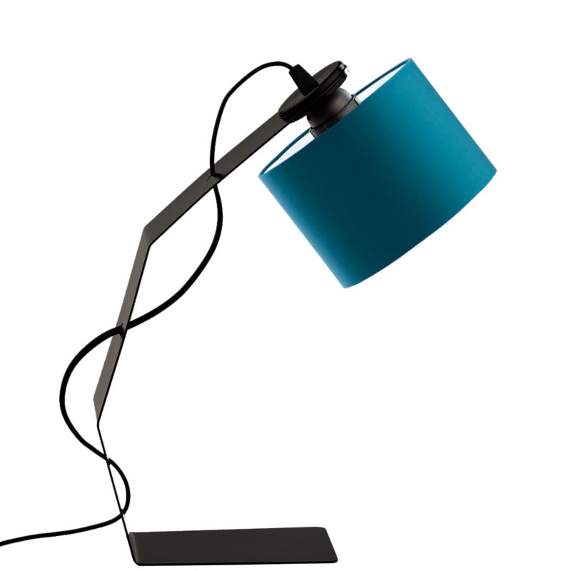 Lampka Nocna Volta Light Factory Blacha Abażur Morski1xE27 1szt.