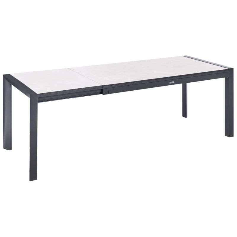 Stół ogrodowy rozkładany Binasco 160/220 cm 90 cm Beżowy 1 szt.
