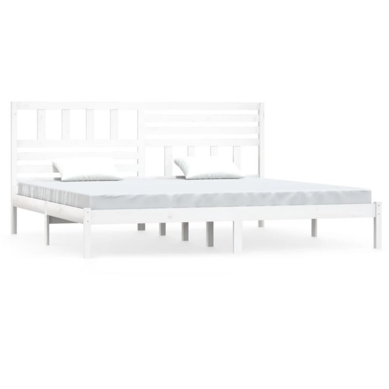 Łóżko drewniane WaszeMeble 200x200 cm biała WM-3101044 1 szt.