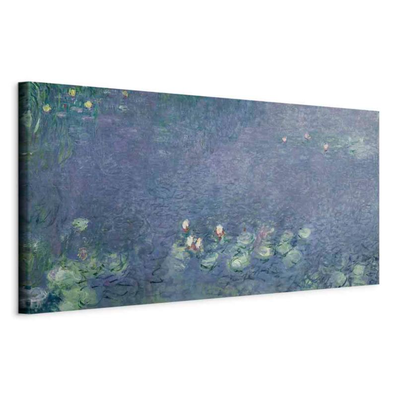 Obraz Artgeist Lilie wodne 100 x 40 cm płótno włoskie 1 szt