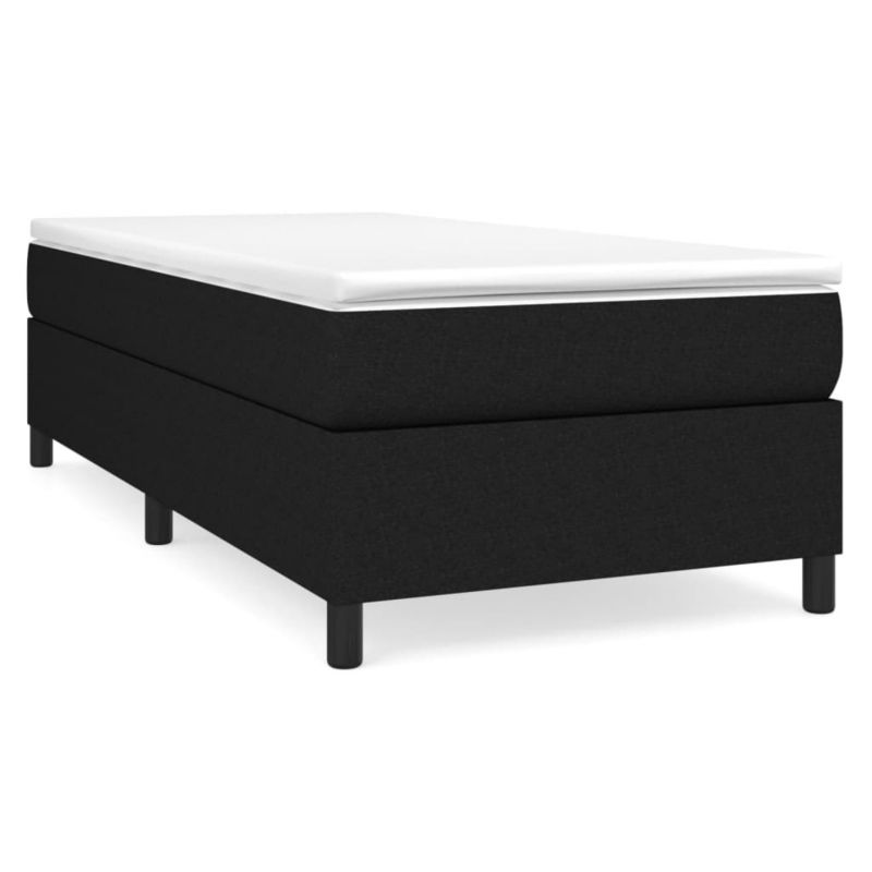 Łóżko kontynentalne WaszeMeble 90x200 cm czarne WM-3144393 1 szt.
