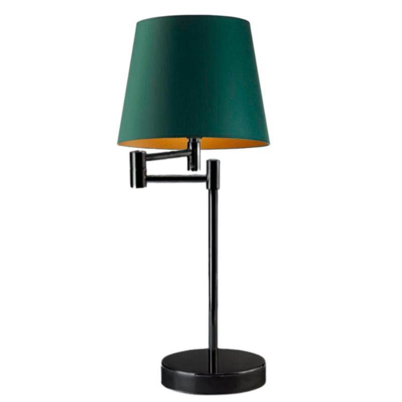 Lampka Nocna Volta Light Factory Jukon Abażur Butelkowa zieleń ze złotem 1xE27 1szt.