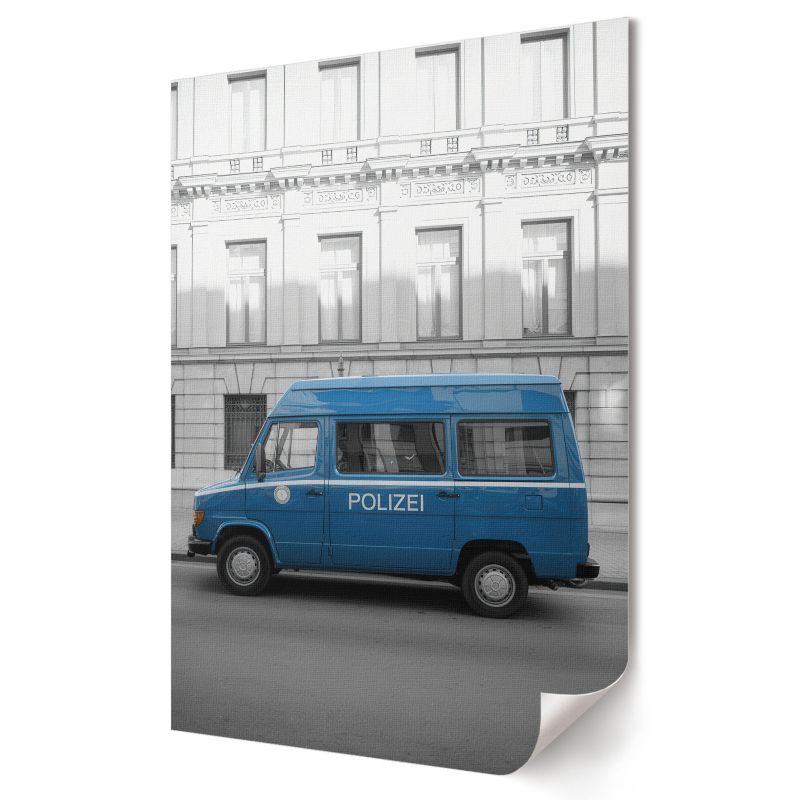 Plakat Wallfluent Format A2 Policyjne auto Artysta Nor "Shift" Stein 1 szt.