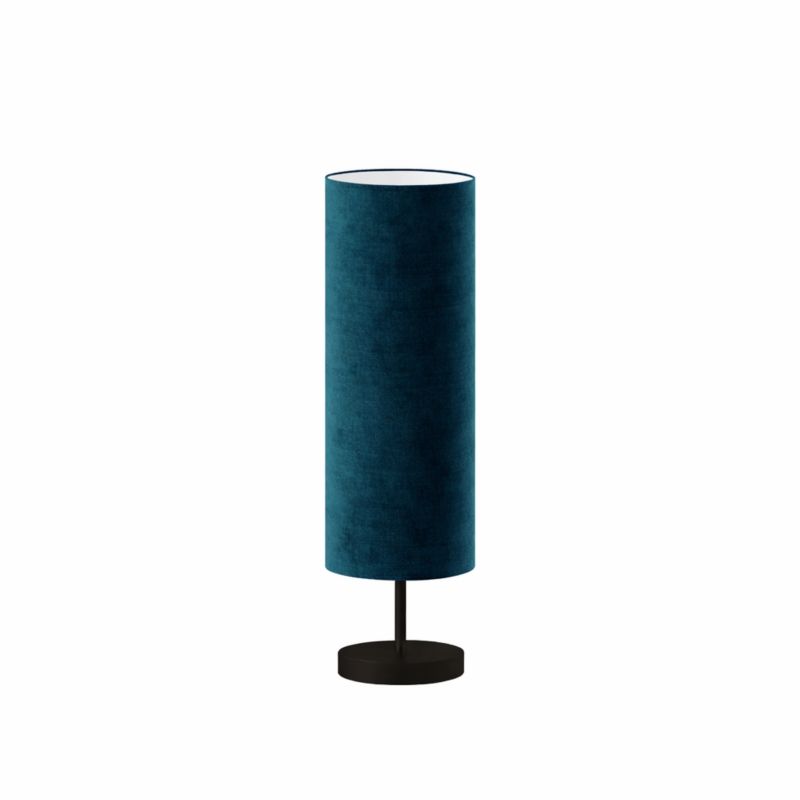 Lampka Nocna Volta Light Factory Bell Abażur Morski welur 1xE27 1szt.