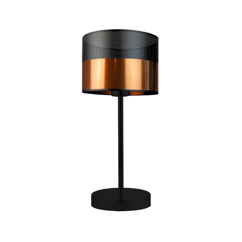 Lampka Nocna Volta Light Factory Blues Abażur Miedziany Walec 1xE27 1szt.