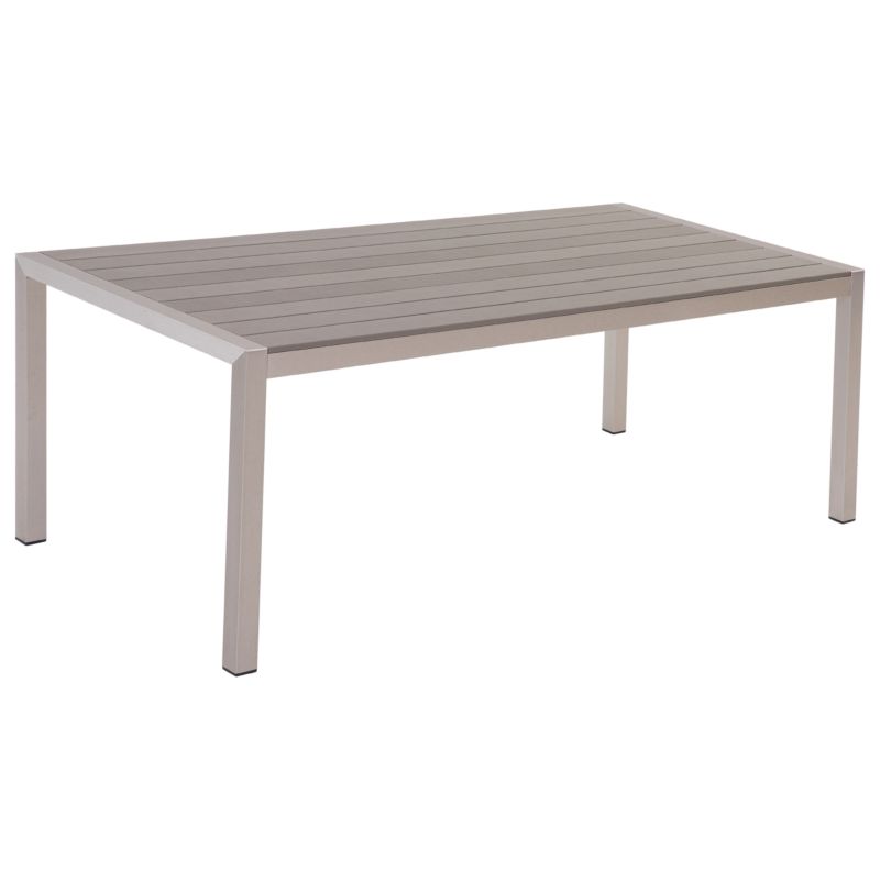 Stół ogrodowy Vernio 180 cm 90 cm Metal Szary 1 szt.