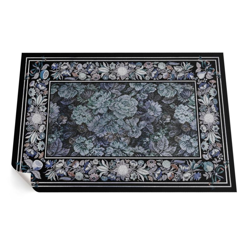 Dywan Winylowy Z Nadrukiem ArtPrintCave 80x120 cm Stary kwiatowy bukiet 1 szt.
