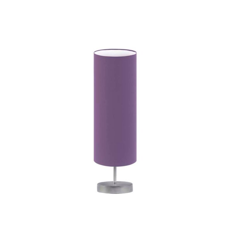 Lampka Nocna Volta Light Factory Bell Abażur Fioletowy 1xE27 1szt.