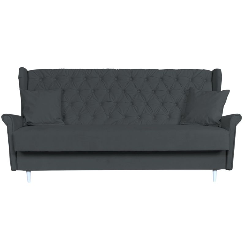 Sofa do salonu rozkładana Family Meble GAJA ciemnoszara 1szt