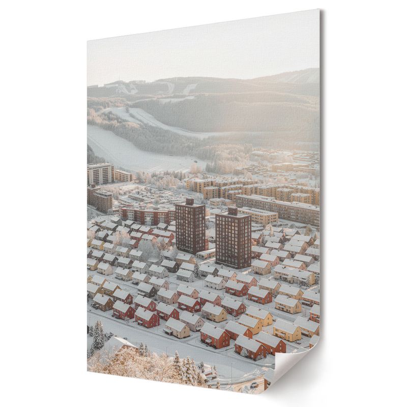 Plakat canvas Wallfluent Format A3 Zimowa panorama Artysta Dr. Wo 1 szt.