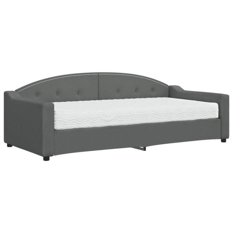 Sofa rozkładana WaszeMeble 90x200 cm Ciemnoszary tkanina WM-3197513 1 szt.