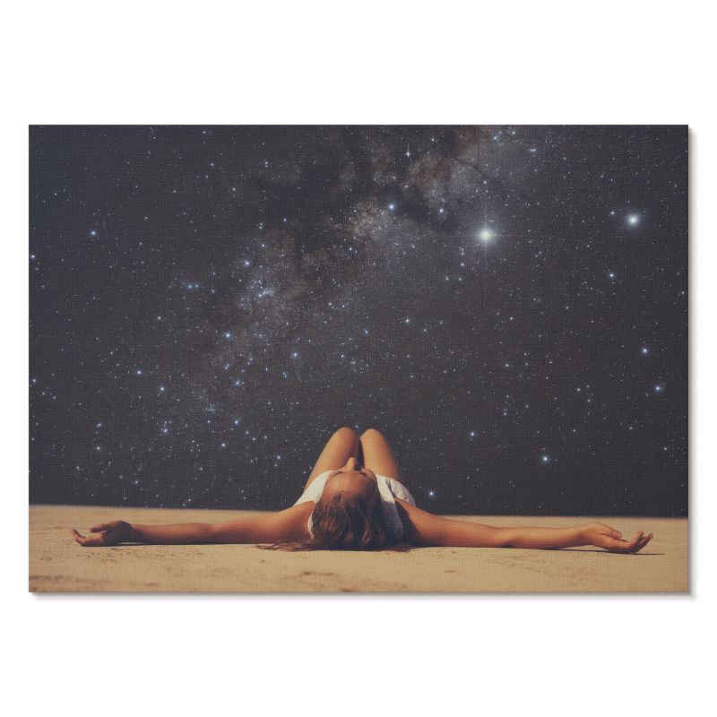 Obraz Plakat Canvas Tulup 84x59,4 cm (A1) Gwiazdy noc Do sypialni, salonu, biura 1 szt.