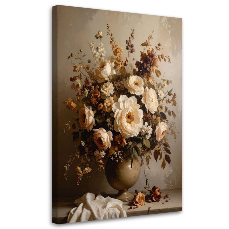 Obraz do salonu sypialni biura kuchni Feeby Bukiet kwiatów vintage 70x100cm 1szt