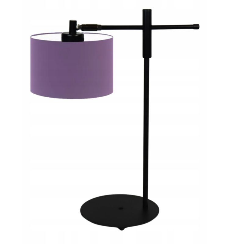 Lampka Nocna Volta Light Factory Miko Abażur Fioletowy 1xE27 1szt.