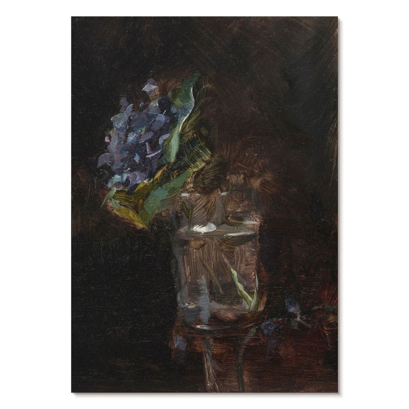 Plakat na Płótnie Tulup 21x29,7 cm (A4) Bukiet fiołków Do sypialni, salonu, biura 1 szt.