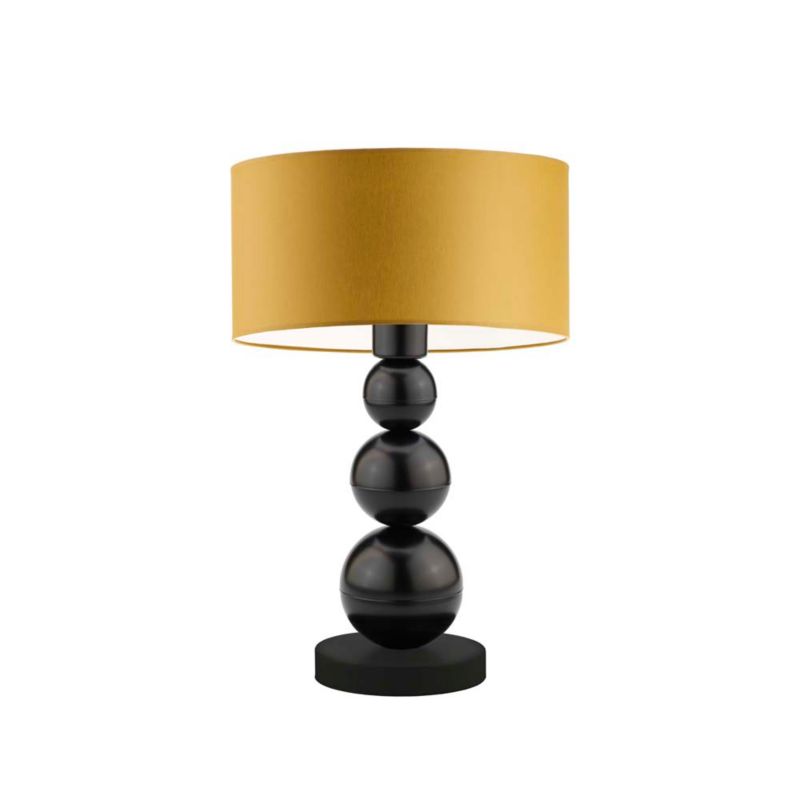 Lampka Nocna Volta Light Factory Bubble Abażur Musztardowy 1xE27 1szt.
