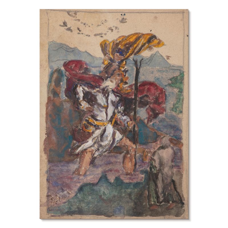 Obraz Plakat Canvas Tulup 29,7x42 cm (A3) Święty Krzysztof Do sypialni, salonu, biura 1 szt.