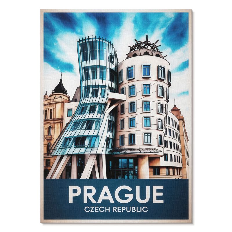 Obraz Plakat Canvas Tulup 59,4,x84 cm (A1) Architektura Praga Do biura, salonu, sypialni 1 szt.