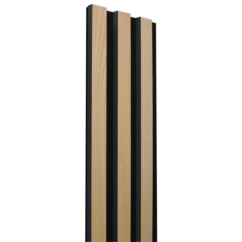Panel ścienny MaxStone 3D lamel na filcu akustyczny 265x15 cm Dąb Fornir 1 szt.
