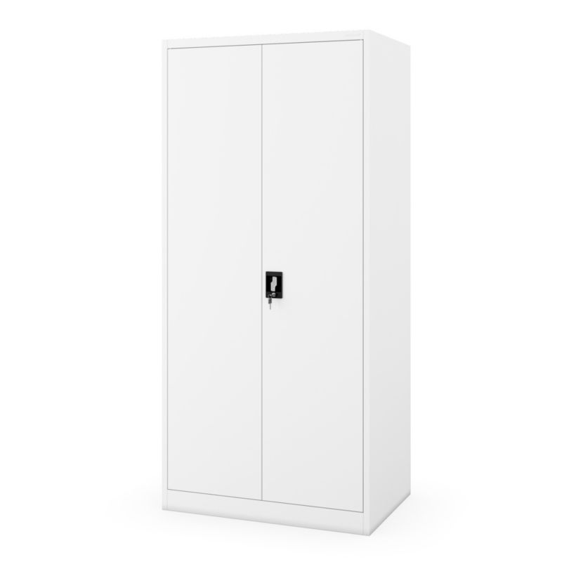Szafa na dokumenty zamykana JAN H D600 900 x 1950 x 600 mm biała 1szt