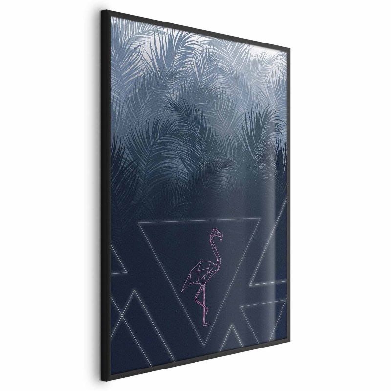 Plakat Artgeist Geometryczny ptak 60x90 cm z ramą czarną 1 szt
