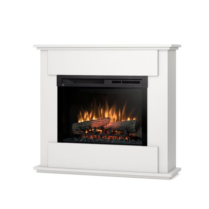 Kominek elektryczny Warmtec Fonte 26" XHD 1400W funkcja grzania LED biały 1 szt.