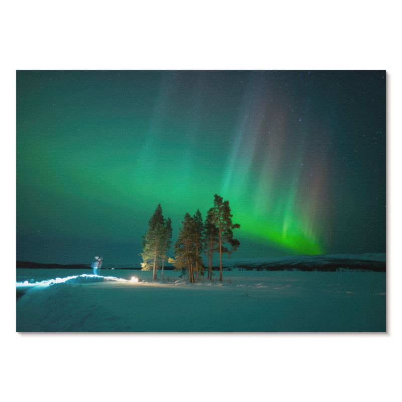 Obraz Plakat Canvas Tulup 42x29,7 cm (A3) Zorza magiczna Do sypialni, salonu, biura 1 szt.