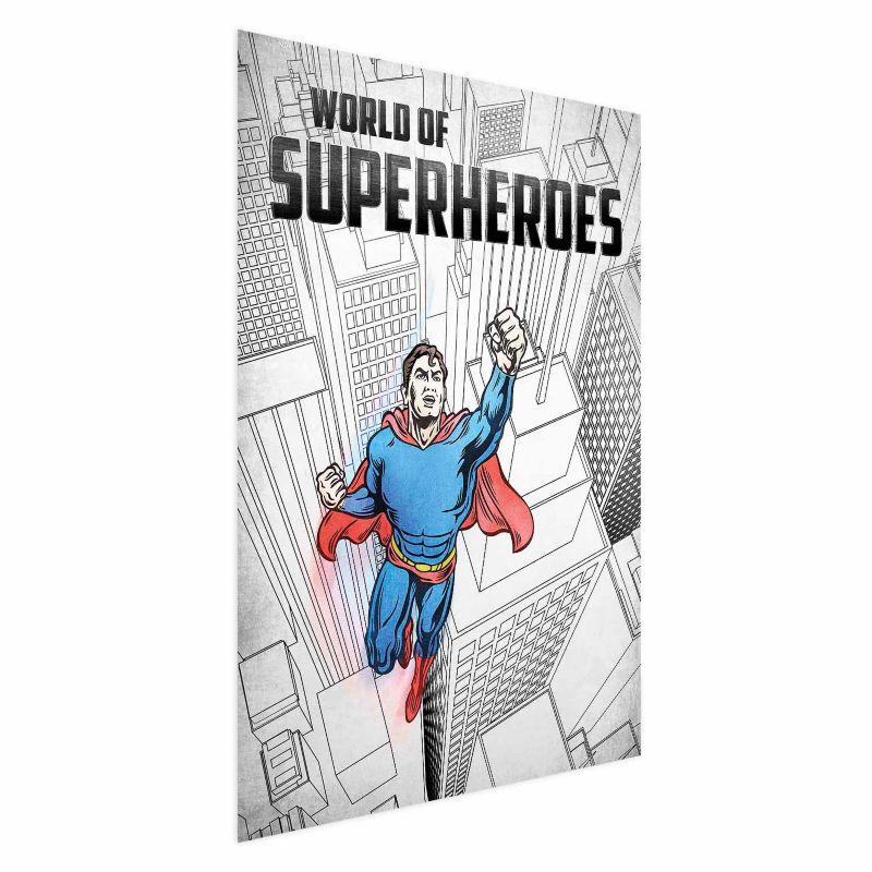 Plakat Artgeist Superheroes 60x90 cm bez ramy bez marginesu 1 szt