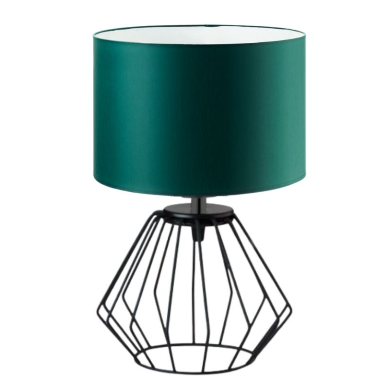 Lampka Nocna Volta Light Factory Lana Abażur Butelkowa zieleń 1xE27 1szt.