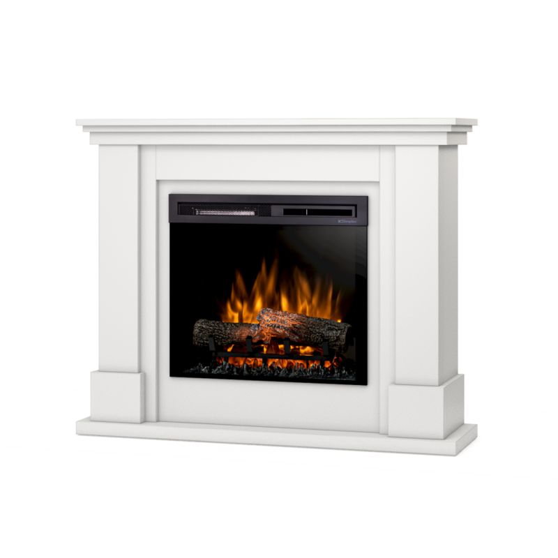 Kominek elektryczny Warmtec Luena 23" XHD 1400W funkcja grzania LED biały mat 1 szt.
