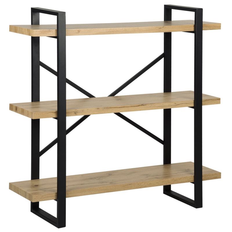 Regał 3 półki Timber 111 cm Jasnobrązowy 1 szt.