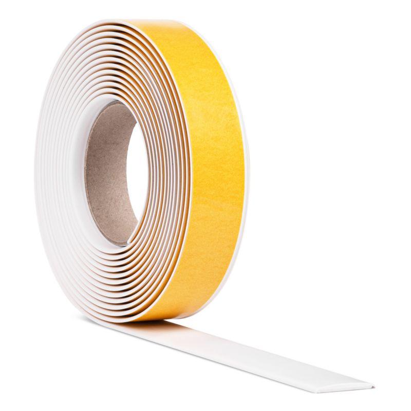 Listwa progowa PVC 35 mm QUEST, samoprzylepna listwa przejściowa- 5 m, biała, 1 szt.
