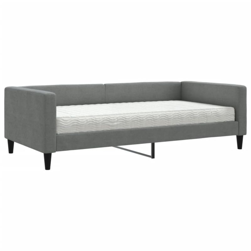 Sofa rozkładana WaszeMeble 100x200 cm Ciemnoszary tkanina WM-3196566 1 szt.