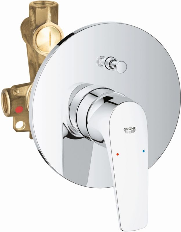 Bateria wannowo-prysznicowa podtynkowa Grohe Start Flow jednouchwytowa chrom 1 szt.