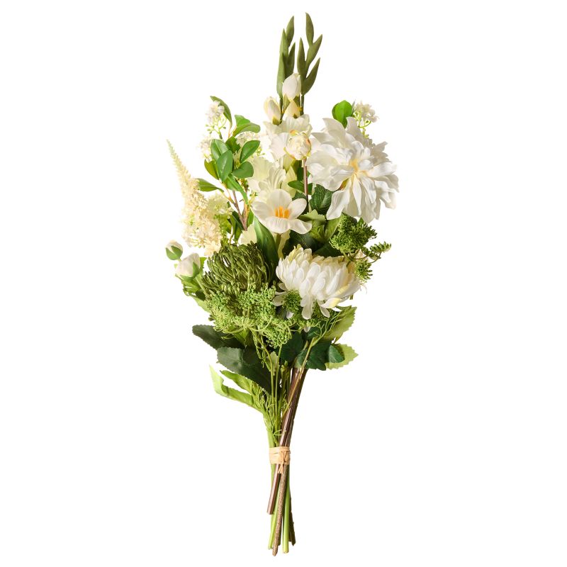 Bukiet sztucznych kwiatów Louro 70 cm Biały 1 szt.