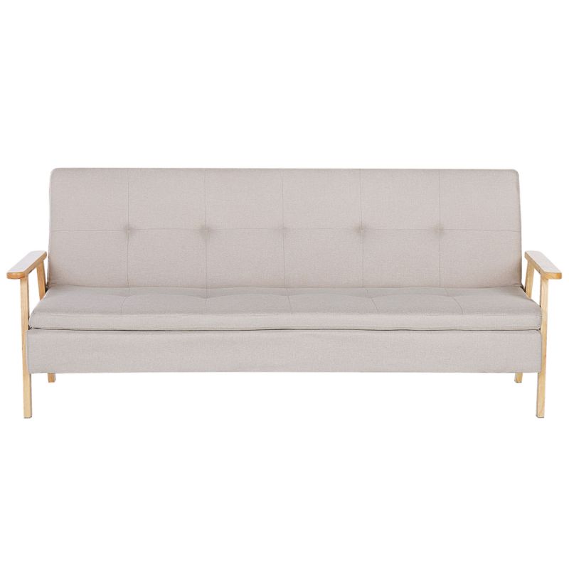 Sofa rozkładana dla 3 osób Tjorn Beżowy 1 szt.