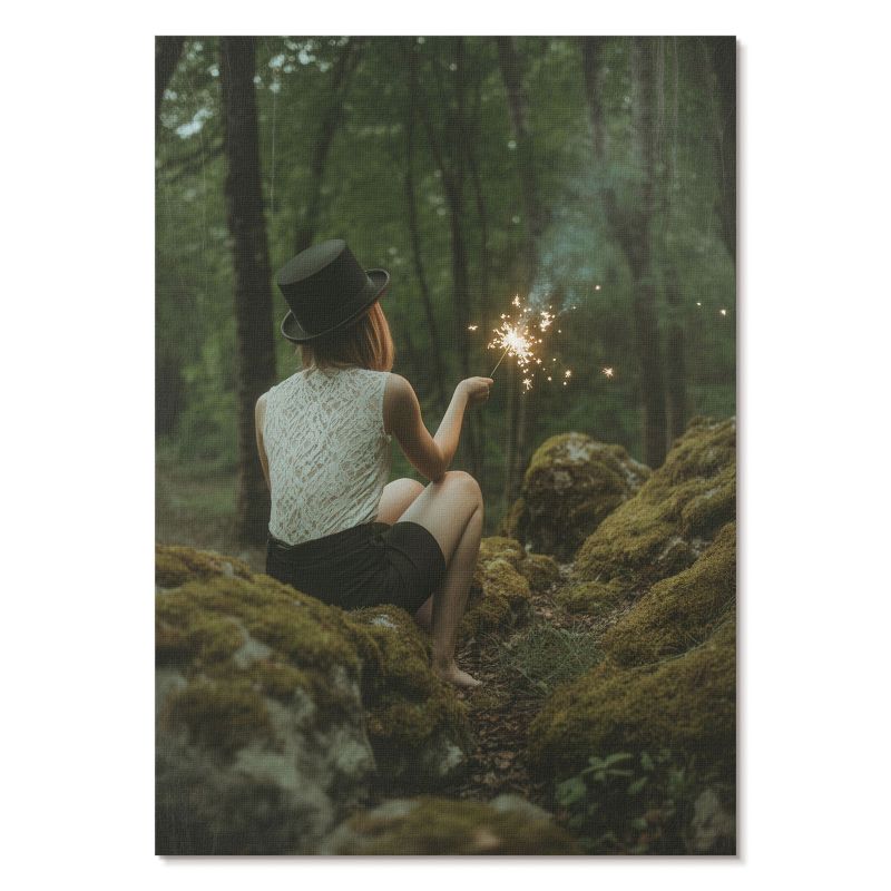 Obraz Plakat Canvas Tulup 29,7x42 cm (A3) Leśna magia Do sypialni, salonu, biura 1 szt.