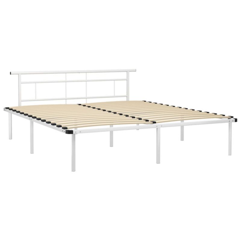 Łóżko metalowe WaszeMeble 200x200 cm biała WM-324839 1 szt.