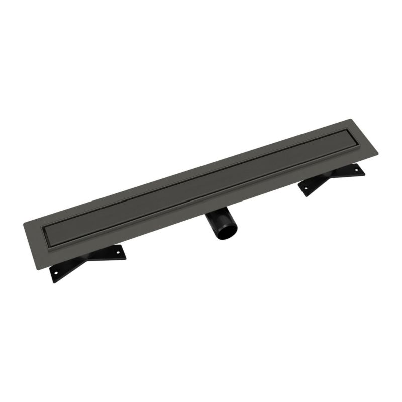 Odpływ liniowy Vogi Premium SL X ruszt Duo pod płytkę 80 cm grafitowy PVD 1 szt.