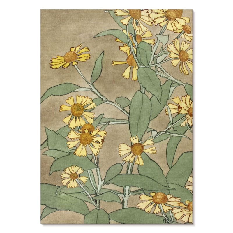 Obraz Plakat Canvas Tulup 59,4,x84 cm (A1) Stokrotki Do sypialni, salonu, garderoby 1 szt.