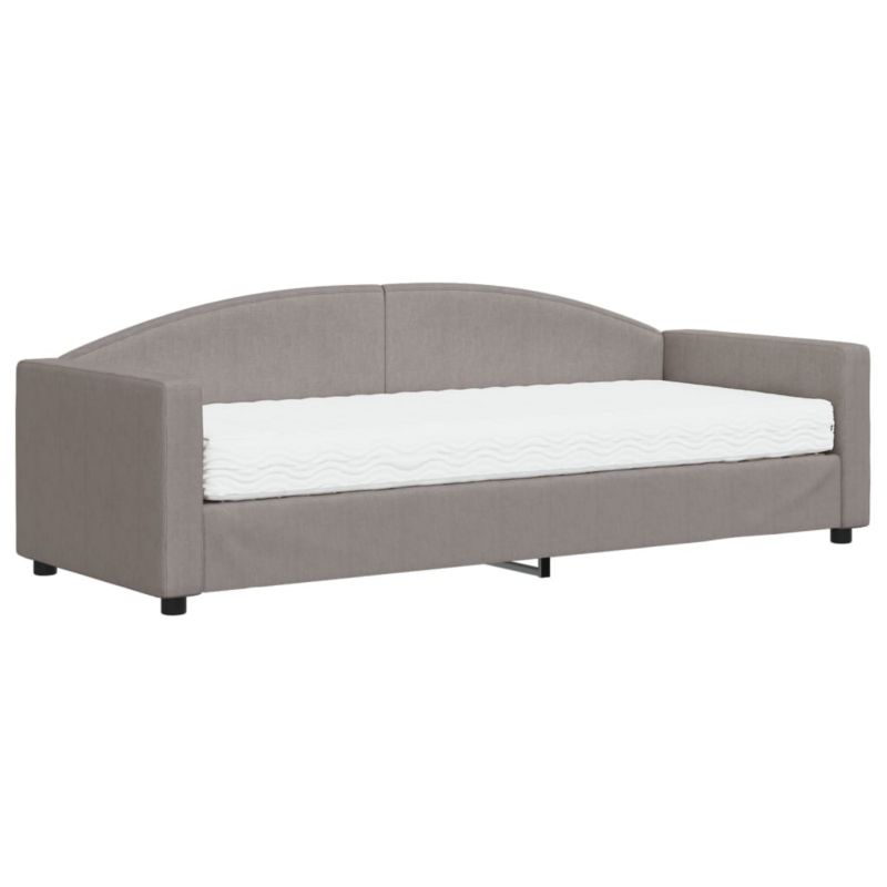 Sofa rozkładana WaszeMeble 80x200 cm Taupe tkanina WM-3197168 1 szt.