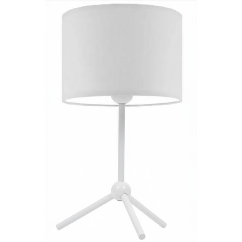 Lampka Nocna Volta Light Factory Fossa Abażur Biały/Jasny szary 1xE27 1szt.