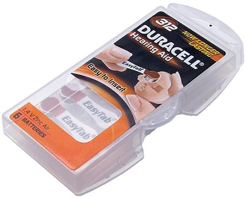 DURACELL Bateria Aparat Słuch 312 op-6zw DA312N6 - Henryx24
