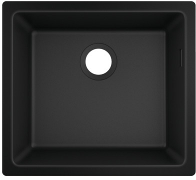 Hansgrohe S 51 zlewozmywak granitowy 50x45 cm czarny 43431170