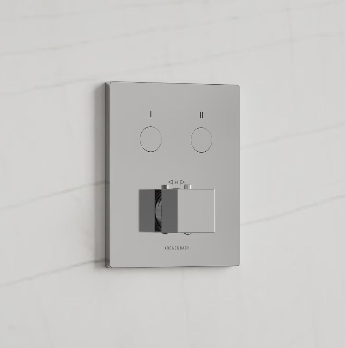 Kronenbach Smart Push bateria wannowo-prysznicowa podtynkowa termostatyczna chrom 19046002CR - Wysyłka w 24h