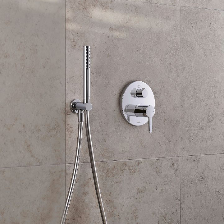 Duravit C.1 bateria wannowo-prysznicowa podtynkowa chrom C14210012010