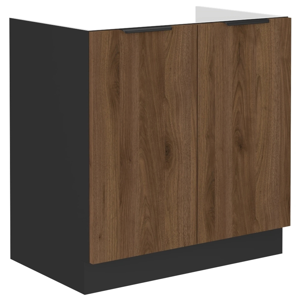 Szafka kuchenna pod zlewozmywak 80 cm MARGARET orzech okapi