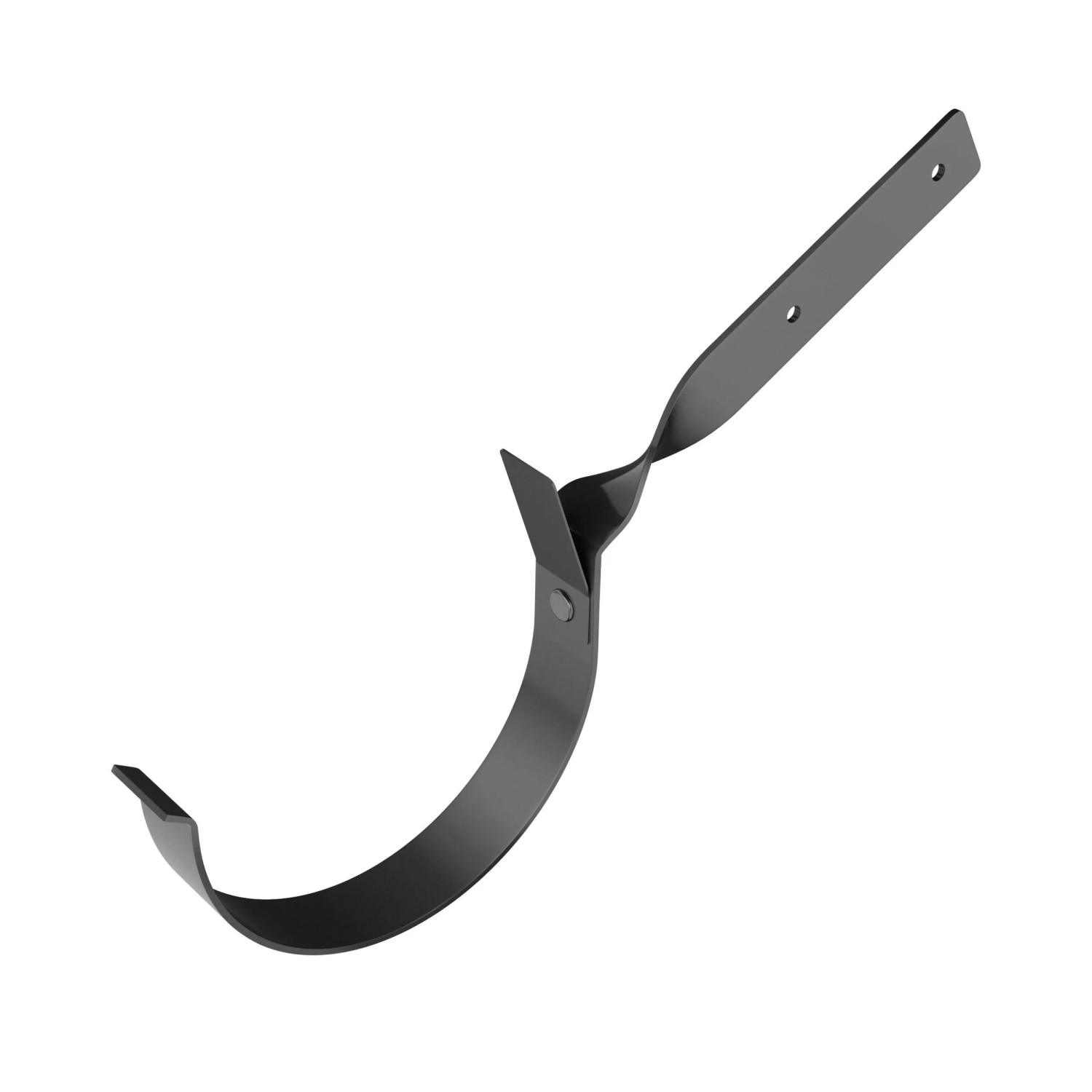 Bryza Hak rynnowy metalowy skręcony 125 mm grafit